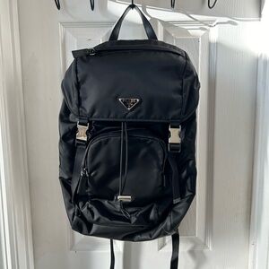 Prada Re-Nylon Black Backpack